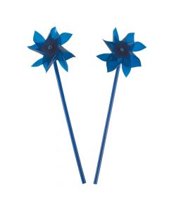 Blue Pinwheels