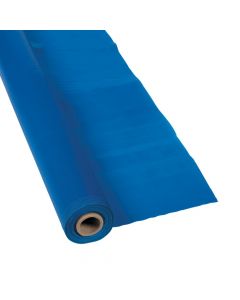 Blue Plastic Tablecloth Roll