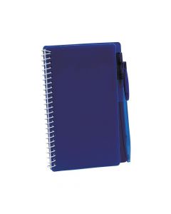 Blue Spiral Notebooks with Pens
