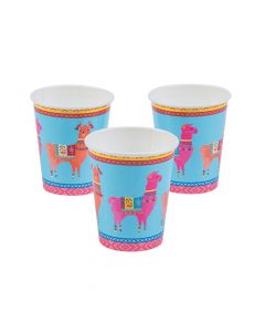 Boho Llama Paper Cups