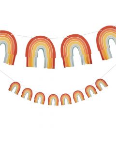 Boho Rainbow Garland with Tassels