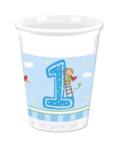 Boy First Birthday Plastic Cups