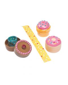 Bracelet-Filled Plastic Donut Easter Eggs - 12 Pc.