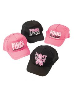 Breast Cancer Awareness Baseball Hat Assortment
