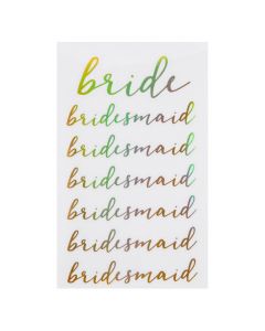 Bridal Party Stickers