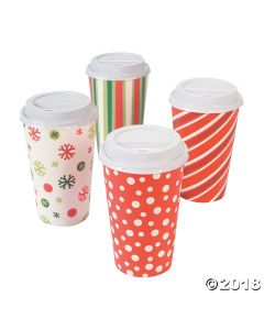 Bright Christmas Insulated Coffee Paper Cups