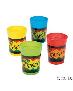 Bright Fiesta Plastic Cups