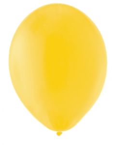 Bright Yellow Pastel Balloon