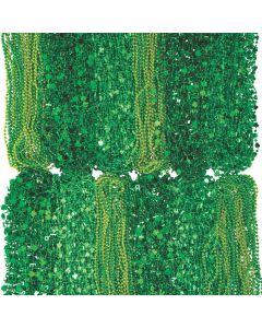 Bulk St. Patrick’s Day Beaded Necklace Assortment - 500 Pc.