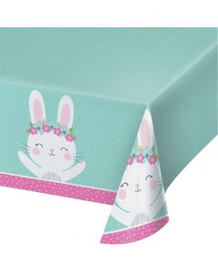 Bunny Party Plastic Tablecloth