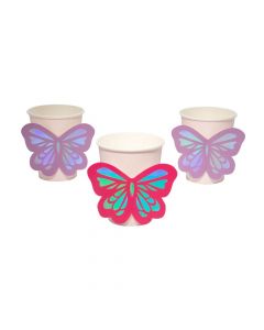 Butterfly Paper Cups with Sleeves