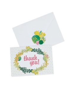 Cactus Shower Thank You Cards