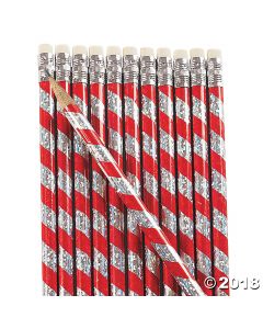 Candy Cane Prism Pencils