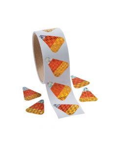 Candy Corn Prism Stickers