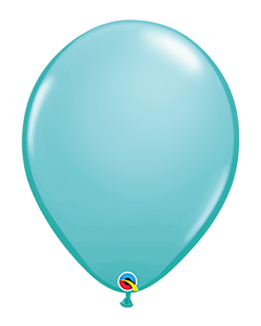 Caribbean Blue 40cm Round Latex Balloon