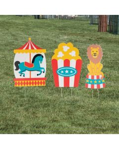 Carnival Icons Yard Signs