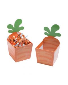 Carrot Cardboard Treat Containers