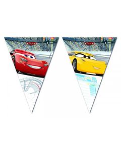 Cars 3 Triangle Flag Banner