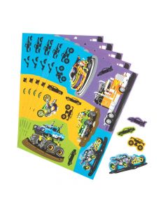 Cars and Trucks Sticker Sheets