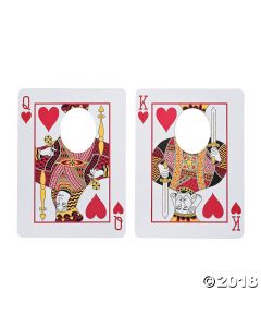 Casino Playing Card Face Cutouts