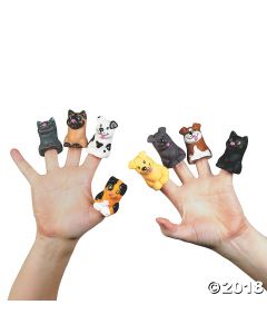 Cat & Dog Finger Puppets