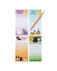Cat and Dog Magnetic Notepads