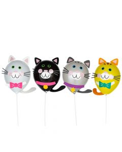 Cat Party Balloon Decorating Kit - Makes 8