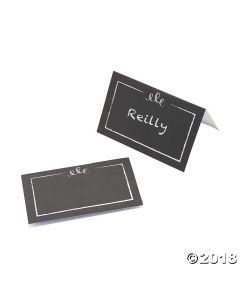 Chalkboard-style Placecards