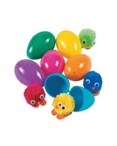 Chick-Filled Plastic Easter Eggs