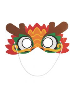 Chinese New Year Dragon Paper Masks