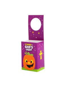 Christian Pumpkin Door Hanger Treat Boxes