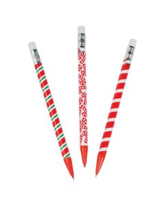 Christmas Candy Cane Mechanical Pencils