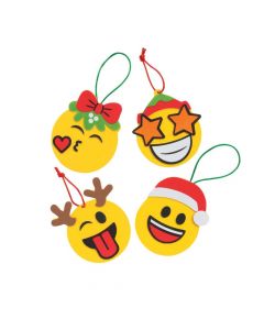 Christmas Emoji Ornament Craft Kit