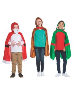 Christmas Hooded Cape Costumes