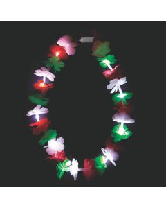 Christmas Light-Up Polyester Leis