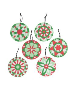 Christmas Mandala Sand Art Picture Ornaments