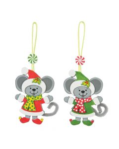 Christmas Mice Ornament Craft Kit
