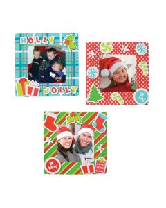Christmas Picture Frame Magnet Craft Kit Assortment