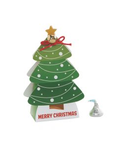 Christmas Tree with Bell Treat Boxes