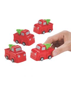 Christmas Truck Pullback Racers