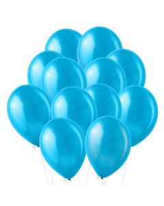 Chrome Blue 11" Latex Balloons
