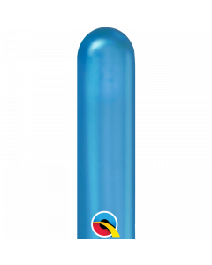 Chrome Blue 260Q Modelling Latex Balloon
