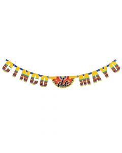 Cinco De Mayo Card Stock Jointed Banner