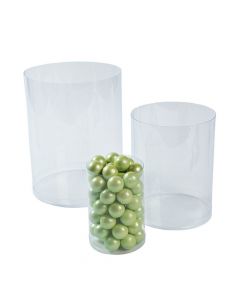 Clear Candy Buffet Cylinders