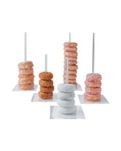 Clear Donut Serving Stands
