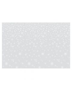 Clear Snowflake Print Backdrop