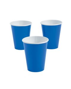 Cobalt Blue Paper Cups