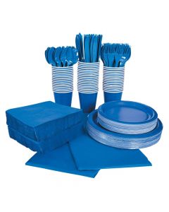 Cobalt Blue Tableware Kit for 48