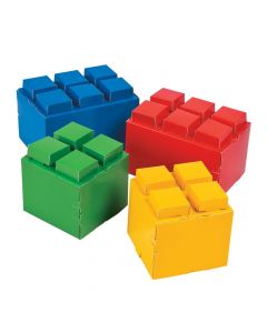 Color Brick Party Centerpieces