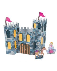 Color Your Own 3D Castles
